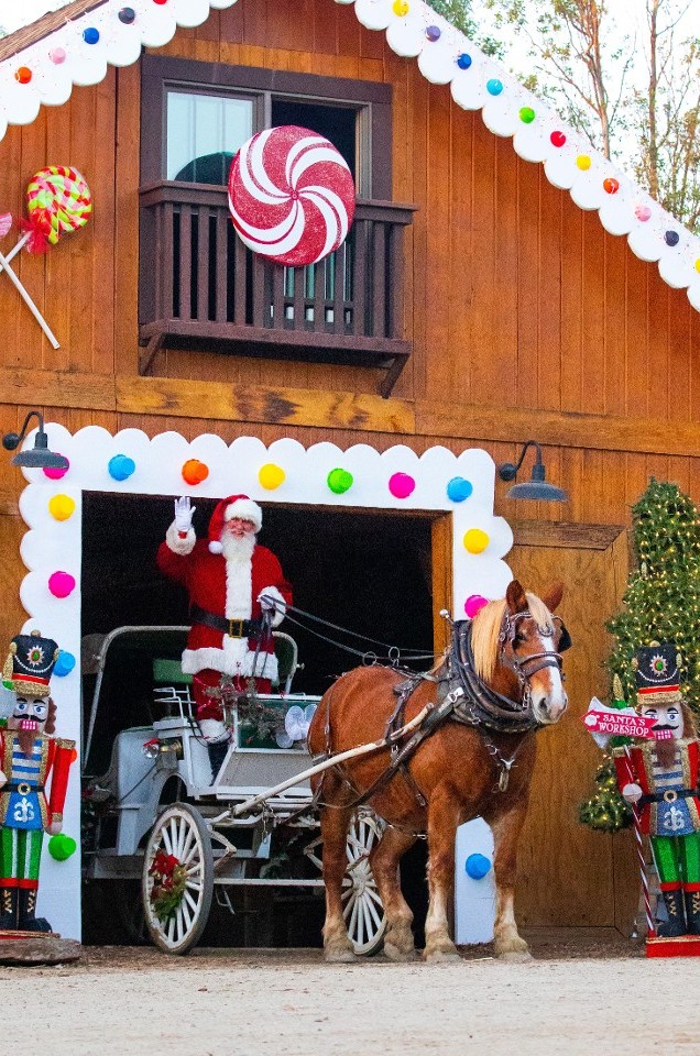 Santa at His Workshop